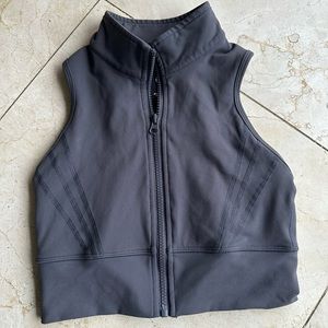 Grey Zip Up Sports Bra